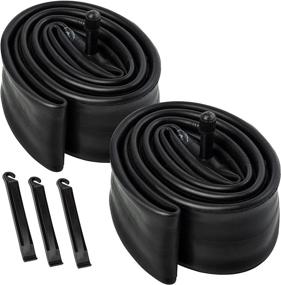 img 4 attached to 🚲 2-Pack Bike Tubes - 24x1.75/1.90/1.95/2.0/2.125 AV32MM Schrader Valve - High-Quality 24-Inch Bicycle Tubes Compatible with 24x1.75, 24x1.90, 24x1.95, 24x2.0, 24x2.10, 24x2.125 Mountain Bike Tire Tubes