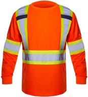 🔶 high-visibility fonirra orange safety sleeves t shirt: stay safe and be seen! логотип