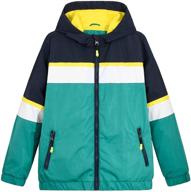 🧥 snow dreams lightweight windbreaker for boys: resistant clothing in jackets & coats logo