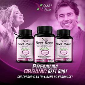 img 2 attached to Superior Organic Beet Root Powder 1350mg - Boost Circulation, Heart Health, 🌱 and Power Performance with Natural Nitrates and Black Pepper - 200 Veggie Caps