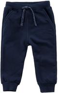 stylish and comfy iessra sweatpants for toddler boys - quality drawstring playwear clothing logo