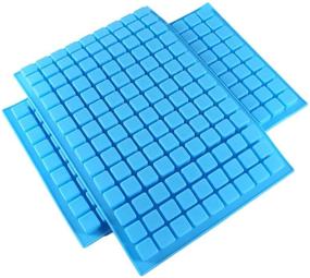 img 4 attached to 🍬 DIFENLUN Silicone Candy Molds: 2-Pack, 126-Cavity Mini Square Chocolate, Gummy, Jelly, Truffle, Praline, Caramel, & Ice Cube Tray Molds - High-Quality & Versatile!