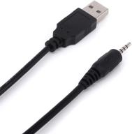 ancable usb to 2.5mm replacement charging cable (3ft) for jbl e40bt e50bt j56bt headphones - black logo