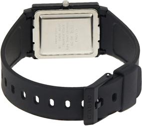 img 3 attached to ⌚ Casio MQ38-9A Men's Rectangular Classic Analog Watch: Stylish 3-Hand Timepiece