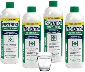 img 4 attached to 🌿 Alcohol-Free Prevention Daily Care Mouthwash - Value 4 Pack, Gentle Hydrogen Peroxide Formula, The Original Alcohol Free Mouthwash