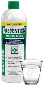 img 3 attached to 🌿 Alcohol-Free Prevention Daily Care Mouthwash - Value 4 Pack, Gentle Hydrogen Peroxide Formula, The Original Alcohol Free Mouthwash