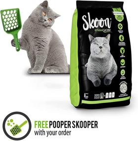 img 3 attached to 🐱 Skoon Eco-Friendly Cat Litter + Pooper Skooper, 8 lbs - Lightweight, Non-Clumping, Low Maintenance - Superior Odor Control, Liquid Absorption, Locking, and Sealing.