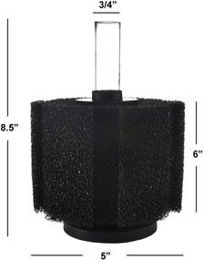 img 2 attached to Introducing the Premium Course Aquarium Sponge Filter: Extended Cleaning Intervals for 10-75 Gallon Tanks! Compare to ATI Pro or Aquarium Co-Op Filter