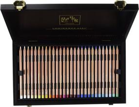 img 3 attached to 🖍️ Caran d'Ache Luminance Colored Pencil Sets - Set of 80 in Wooden Box for Creative Art Materials (6901.476)