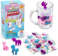 🦄 water growing unicorn 16 pack - exciting expandable party favors for girls, fantastic stocking stuffers for kids - amazing party supplies - perfect gift for children - easter egg fillers logo