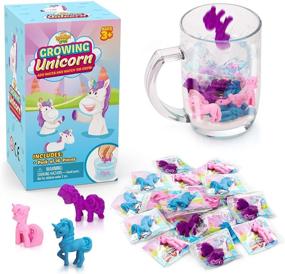 img 4 attached to 🦄 Water Growing Unicorn 16 Pack - Exciting Expandable Party Favors for Girls, Fantastic Stocking Stuffers for Kids - Amazing Party Supplies - Perfect Gift for Children - Easter Egg Fillers