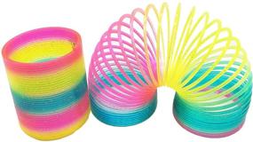 img 2 attached to Unleash the Fun with the Enchanting Magic Spring Rainbow Slinky Toy