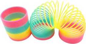 img 1 attached to Unleash the Fun with the Enchanting Magic Spring Rainbow Slinky Toy