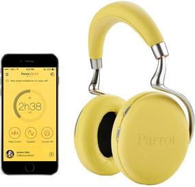 img 3 attached to 🎧 Parrot Zik 2.0 Yellow Wireless Noise Cancelling Headphones - Ultimate Sound Experience