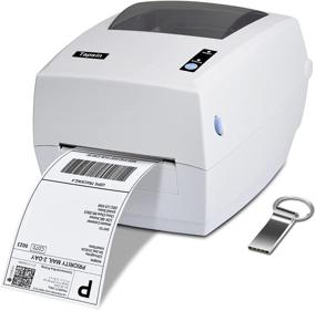 img 4 attached to 🏷️ Efficient Thermal Label Printer: Tapsin 4x6 for Shipping, Compatible with Amazon, eBay, Etsy & FedEx, One-Click Setup on Windows and Mac