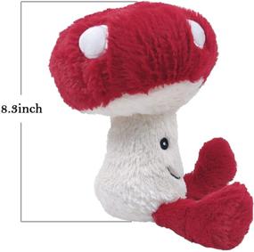 img 3 attached to Esstaa Stuffed Vegetable Mushroom Plush Toy Pillows - Soft, Cute, and Gift-worthy for Kids, Girls, Boys, and Friends (8.3 inch)