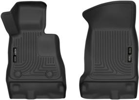 img 4 attached to 🐺 Husky Liners 52231 – Custom Fit 2016-2019 Chevrolet Camaro X-act Contour Front Floor Mats, Regular