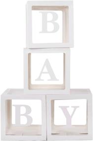 img 4 attached to Decorations Transparent Letters Birthday Decorative