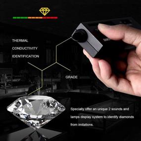 img 3 attached to 💎 Expert-Recommended: High Accuracy Jewelry Diamond Tester II with Thermal Conductivity Meter - Ideal for Novices. Includes 9V Battery!