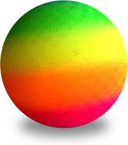 img 2 attached to 🏀 Colorful Fun: PPNC INC., 8.5" Rainbow Playground Ball for Handball and Kickball Enthusiasts