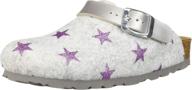 bayton unisex bonneville purple medium boys' shoes ~ clogs & mules logo