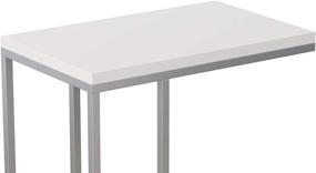 img 2 attached to 🪑 Safdie & Co. End Table, C Shape, White