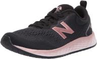 👟 stylish gunmetal tahitian carolina girls' shoes by new balance: comfort and fashion combined logo