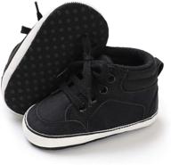 👟 benhero baby canvas shoes: soft sole high-top ankle sneakers for toddler boys & girls - first walker crib shoes for newborns logo