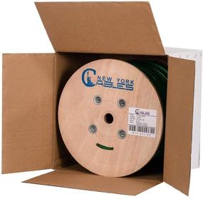 img 2 attached to 1000ft Bulk Ethernet Cable - CAT6A Plenum (CMP), 100% Solid Bare Copper, 750MHz, 23AWG, UTP, Quality Tested - High Bandwidth & Stable Performance - Multi-Color Options (Green)