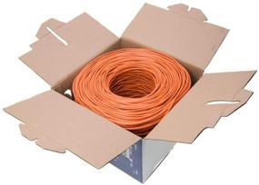 img 3 attached to Satmaximum CAT6 1000Ft UTP Orange Ethernet Solid Cable 550Mhz LAN Cable 23AWG RJ45 Network Wire Bulk (Orange) can be translated into: Satmaximum CAT6 1000Ft UTP Orange Ethernet Solid Кабель 550Mhz LAN Кабель 23AWG RJ45 Сетевой Провод На Вес (Orange)