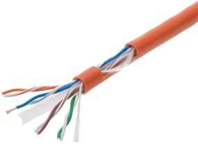 img 4 attached to Satmaximum CAT6 1000Ft UTP Orange Ethernet Solid Cable 550Mhz LAN Cable 23AWG RJ45 Network Wire Bulk (Orange) can be translated into: Satmaximum CAT6 1000Ft UTP Orange Ethernet Solid Кабель 550Mhz LAN Кабель 23AWG RJ45 Сетевой Провод На Вес (Orange)