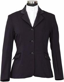 img 1 attached to Elegant Equine Couture Ladies Raleigh Show Coat: Exquisite Style for Equestrian Events!