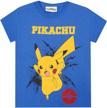 pokemon boys t shirt pikachu gamer logo