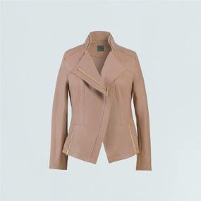 img 3 attached to Clara Sunwoo Liquid Leather Signature Women's Clothing in Coats, Jackets & Vests