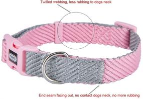 img 3 attached to 🐾 Petiry Skin Friendly Cotton Dog Collar: Super Comfy and Lightweight for Dogs with Sensitive Skin