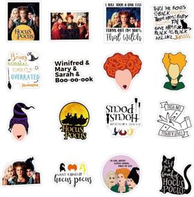 img 1 attached to 🧙 50Pcs Witch Hocus Pocus Stickers: Waterproof Vinyl Graffiti Patches for Water Bottle, Laptop, Car, and More!