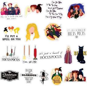 img 2 attached to 🧙 50Pcs Witch Hocus Pocus Stickers: Waterproof Vinyl Graffiti Patches for Water Bottle, Laptop, Car, and More!