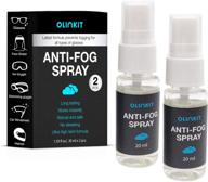 🔥 olinkit anti fog spray: optimal fog protection for glasses, mirrors, windows, swim goggles - long-lasting & quick-acting anti fog solution logo