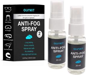 img 4 attached to 🔥 OLINKIT Anti Fog Spray: Optimal Fog Protection for Glasses, Mirrors, Windows, Swim Goggles - Long-Lasting & Quick-Acting Anti Fog Solution