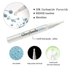 img 3 attached to 🦷 Whiten Teeth with Ease: GlorySmile Teeth Whitening Pen 3 Pack - 35% Carbamide Peroxide - 20 Mins Treatments, 2ml Pen