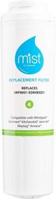 img 3 attached to 🌊 Mist UKF8001 Replacement Water Filter for Whirlpool Maytag Refrigerators – Compatible with 4396395, EDR4RXD1, Pur Filter 4, Kenmore 46-9005