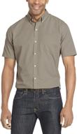 van heusen wrinkle-resistant minicheck men's shirts logo