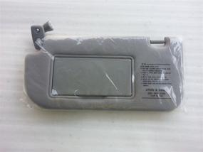 img 4 attached to 🚘 Kia Sportage 2005-2010 OEM Genuine 852021F210LX Gray Left Interior Sun Visor Assembly - Front Driver Side, 1-pc Set