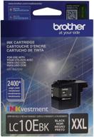 🖨️ brother printer lc10ebk super high yield black ink cartridge: optimize printing efficiency with long-lasting performance logo