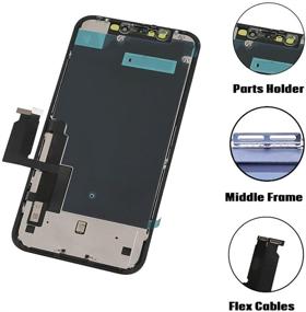 img 2 attached to 📱 Fixerman iPhone Xr Screen Replacement - LCD Display Touch Screen Digitizer Assembly | Compatible with Model A1984, A2105, A2106, A2108 | Includes Repair Tools