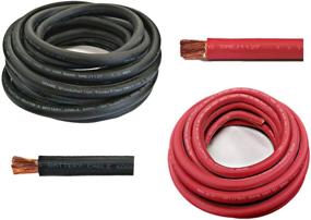 img 4 attached to 🔌 WNI 1/0 AWG Ultra Flexible Welding Battery Copper Cable Wire - 10 Feet, Black/Red - Made In USA - Ideal for Car, Inverter, RV, Solar