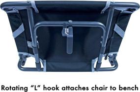 img 2 attached to 🪑 GCI Outdoor Big Comfort Wide Stadium Chair - Adjustable Backrest for the Ultimate Seating Experience