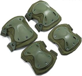 img 4 attached to 🎯 Ever Fairy Hard X Knee Pads & Elbow Pads: Ultimate Tactical Protection for Military, Combat Sports & Safety