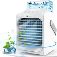 🌬️ anbber portable air conditioner: cordless ac personal cooler with 90° oscillation, 3 speeds & 7 colors for bedside, office & study room cooling логотип