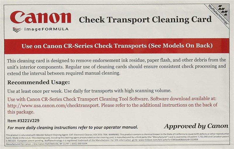 cleaning cards canon check scanners scanners 로고